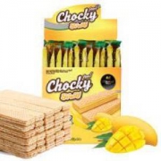 CHOCKY/泰国进口 比斯奇果屋巧客 芒果味夹心威化饼干（10g*30袋）/盒300g