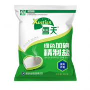 雪天 加碘精制盐 400g*6袋