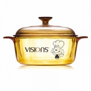 VISIONS康宁 晶彩透明锅2.25L
