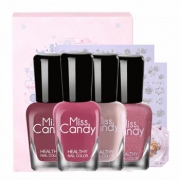 Miss Candy 可剥指甲油套装 甜蜜心悸 MCS469