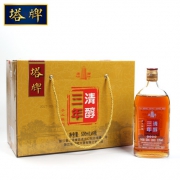 塔牌黄酒 三年清醇花雕酒 500毫升*6瓶 *4件