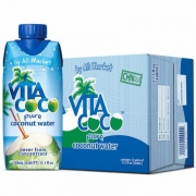 临期品 ：唯他可可 天然椰子水饮料330ml*12瓶