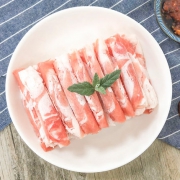 码头鲜生 火锅肥牛片1000g+羔羊肉片1000g组合
