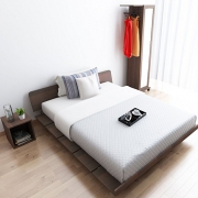 择木宜居   卧室家具套装（床+床垫，1.2*2.0m）
