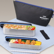 THERMOS膳魔师不锈钢学生午餐饭盒 2级 815ml DSA-801WBK便当盒