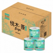 幸福阳光 悦木原卷纸4层*150g*24卷卫生纸*3件+凑单品