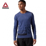 Reebok锐步 OSRLSACTEE男子长袖T恤跑步运动透气 S94241