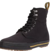 36码！Dr. martens winsted 黑色帆布时尚靴子