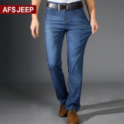 战地吉普（Afs Jeep）     薄款男士休闲牛仔裤