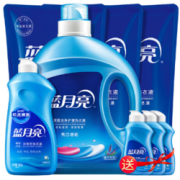 11日0点！蓝月亮洗衣液 3kg亮白薰+3袋1kg+500g+3瓶80g大包装 49.5元包邮（限前30秒）