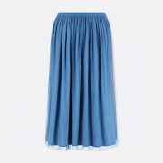 UNIQLO优衣库 双面穿薄纱裙