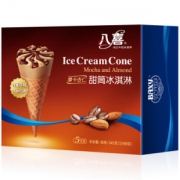 八喜 冰淇淋 甜筒组合装 摩卡杏仁口味 68g*5支 脆皮甜筒 *8件