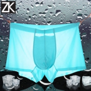 ZK 轻薄无痕抗菌冰丝内裤3条