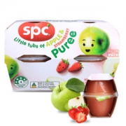 SPC 苹果草莓果泥杯  120g*4杯