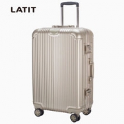 京东PLUS：LATIT PC 铝框行李箱 25英寸 *2件