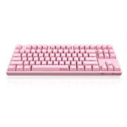 AKKO 艾酷 Ducky 3087 PBT 侧刻 机械键盘 87键 Cherry 粉色 茶轴