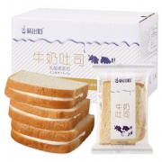 日期新鲜# 味出道 牛奶吐司谷物乳酸菌小面包2斤