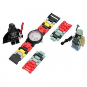乐高（LEGO）   星战系列 达斯维达&波巴菲特 儿童手表套装8020813 带2个公仔