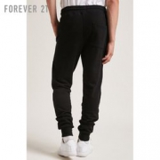 FOREVER 21 男士棉质抽绳运动休闲裤