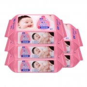 Johnson & Johnson 强生 婴儿倍柔护肤湿巾 80片*5包 *2件