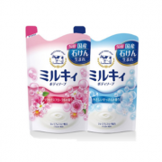Cow牛牌 牛乳石碱沐浴露补充装400ml2件装*3套