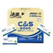 限北京、天津：C&S 洁柔 纯韧倍柔2层180抽面巾纸*24包