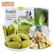 法丽兹（Franzzi）抹茶零食大礼包买1送1网红小吃饼干