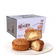 三辉麦风 巧克力夹心蛋黄派 750g X8件