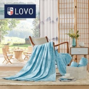 LOVO 罗莱生活 尤迪斯全棉双层纱可水洗毛巾被夏被 三种尺寸可选