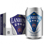世界杯必备佳品！LANHENG蓝亨  经典啤酒 10度 330ml*24听 整箱装 满28天发酵期