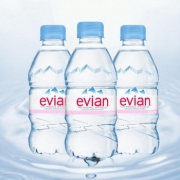 evian依云 天然矿泉水330ml*24瓶
