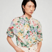 MANGO 女士印花衬衫