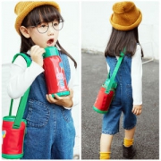 Face 儿童保温壶550ml 304钢内胆 带吸管