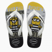 16日0点： Havaianas 哈瓦那 MINIONS IceGrey 合作款 中性人字拖 67元包邮（需用券）