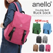 2018新款！Anello 高密度磨砂面料双肩包 AT-H1151