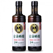 中华老字号 中坝 食醋 500ml*2瓶 24月古法晒醋