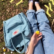 Fjallraven北极狐Kanken经典款双肩背包 16L  宝蓝色/黑色