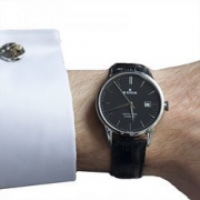 EDOX 依度 Les Vauberts系列 80081-3-NIN 自动机械男表