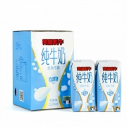 荷兰乳牛 脱脂纯牛奶200ml*6支 原味