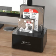 奥睿科（ORICO）3.5/2.5通用双盘脱机拷贝硬盘底座USB3.0版本