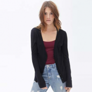 forever21 长袖针织开衫