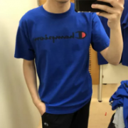Champion冠军 经典logo 中性款短袖T恤衫  到手约￥97.8