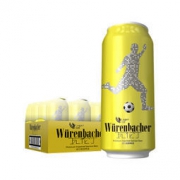 京东PLUS会员： Würenbacher 瓦伦丁 拉格啤酒 500ml 24听 *2件