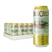 布鲁杰克 Brouczech 拉格啤酒 500ml*24听 *3件178.9元（合59.63元/件）