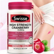 【一次买够3个月量】Swisse 强效蔓越莓精华胶囊（预防妇科问题//卵巢保养）90粒