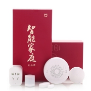 米家 智能家庭套装礼品装 （网关＋人体传感器＋门窗传感器＋智能插座＋无线开关）