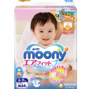 moony 尤妮佳 婴儿纸尿裤 M64  折59元（双重优惠）