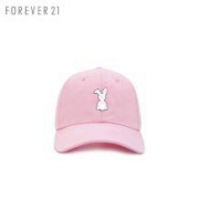 Forever21刺绣兔子遮阳时装棒球帽