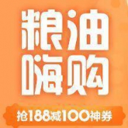 超市年货节粮油会场