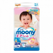 moony尤妮佳 婴儿纸尿裤L54片 *3件